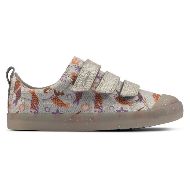 Clarks Foxing Print Kid