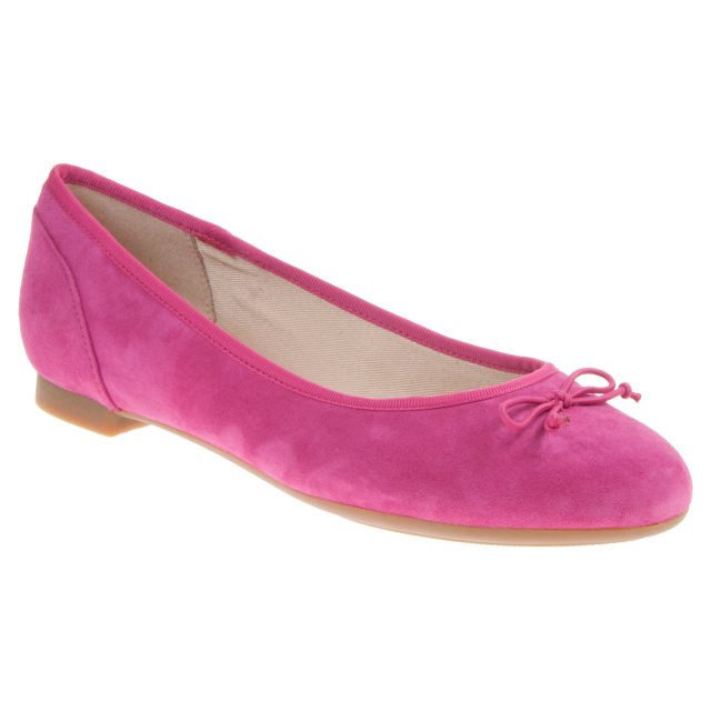 Clarks Couture Bloom Hot Pink Suede 26160804 - Everyday Shoes ...