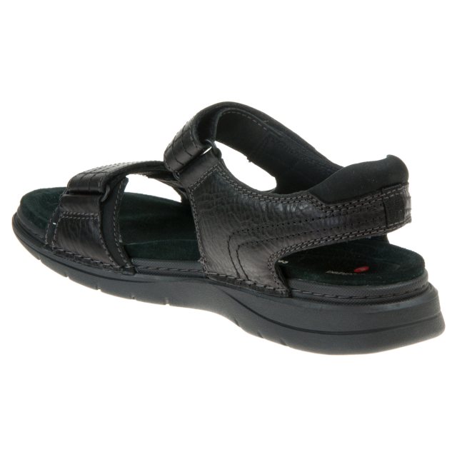 Clarks Nature Trek Black Nubuck 26159760 Full Sandals