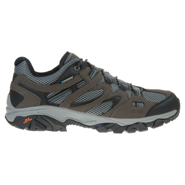 Hi Tec Ravus Vent Lite Low Waterproof Charcoal Cool Grey Dark Slate H007011 008 01 Casual Shoes Humphries Shoes