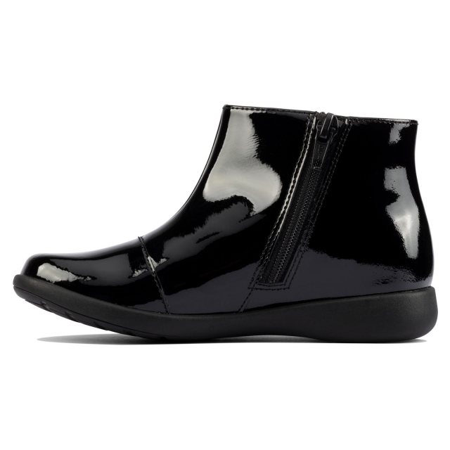 Clarks best sale patent boots