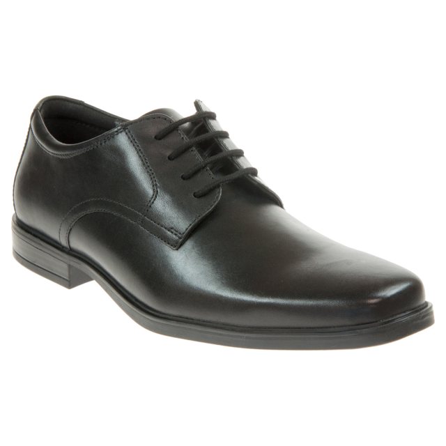 Clarks Howard Walk Black Leather 26161285 - Formal Shoes - Humphries Shoes