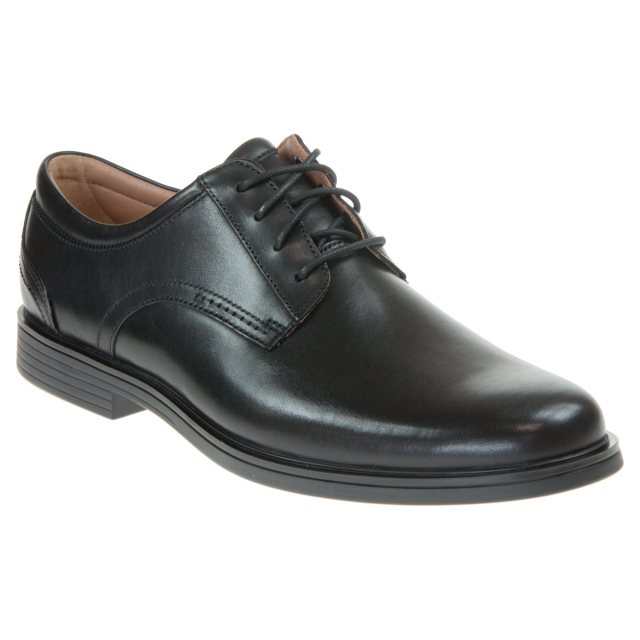 Clarks Un Aldric Lace Black Leather 26132677 - Formal Shoes - Humphries ...