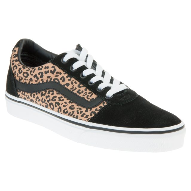 Vans Womens Ward Black / Cheetah VN0A5HYO36I1 - Everyday Shoes - Humphries  Shoes