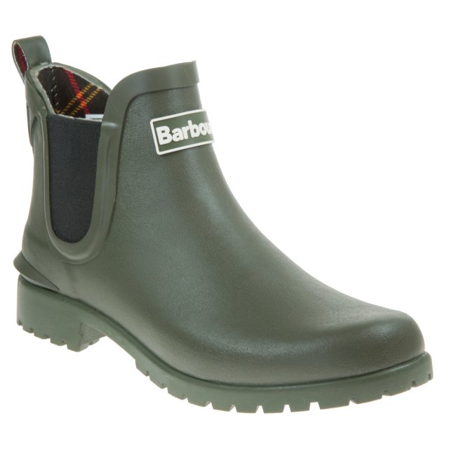 Barbour Wilton Olive LRF0066OL11 - Womens Wellies - Humphries Shoes