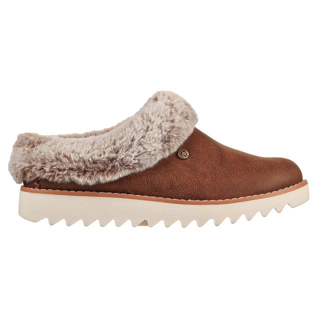 Skechers slippers sales kids brown