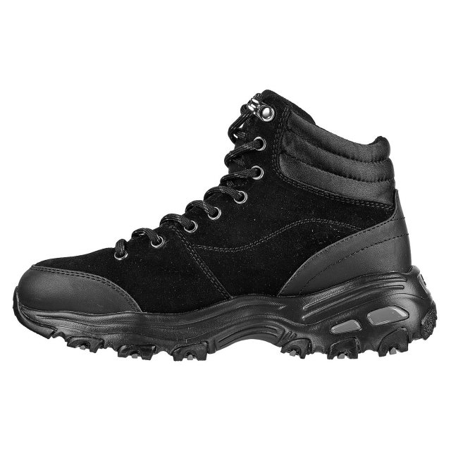 Skechers d lite black deals