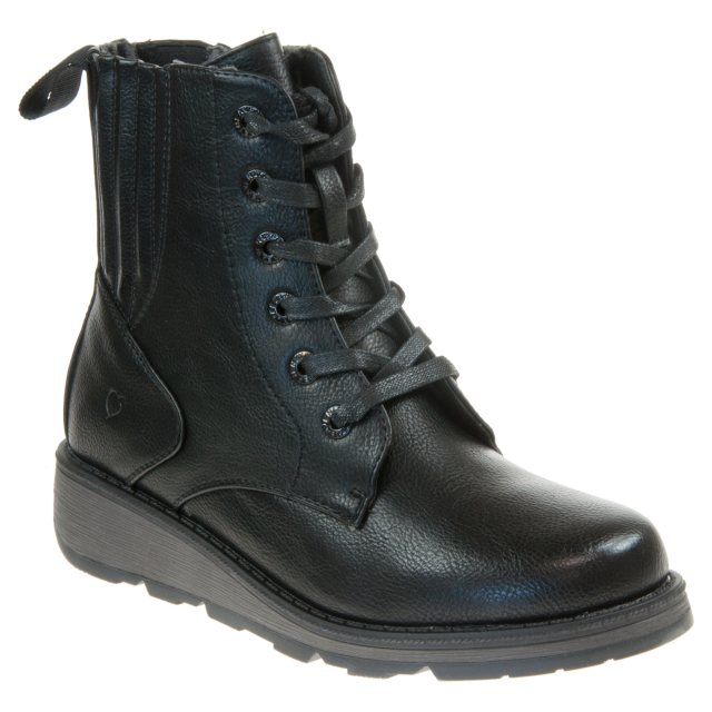 Heavenly Feet Journey Black Ankle Boots Humphries Shoes