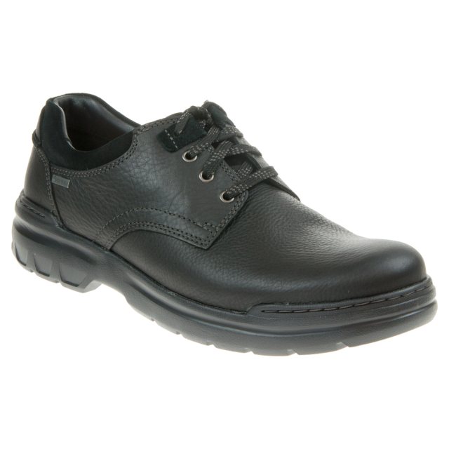 Clarks Rockie 2 Lo Gore-Tex Black Leather 26163237 - Casual Shoes ...