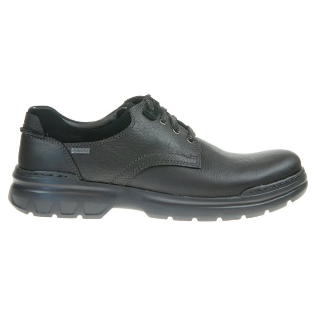 Clarks Rockie 2 Lo Gore Tex Black Leather 26163237 Casual Shoes Humphries Shoes
