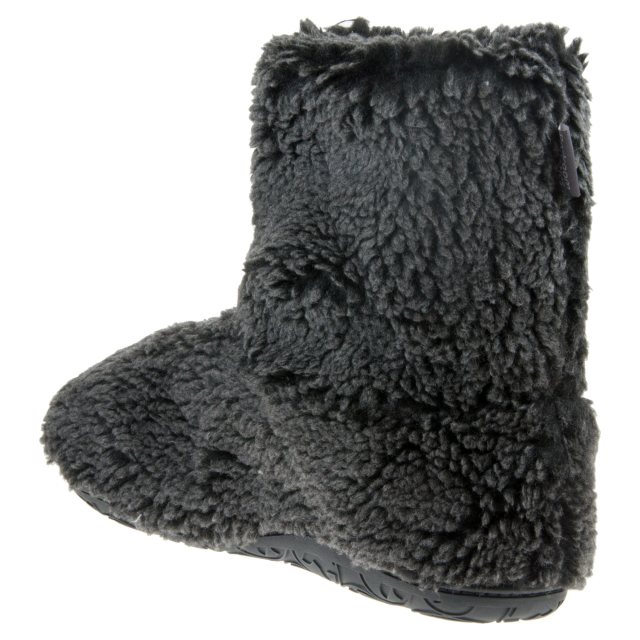 Bedroom Athletics Gosling Washed Black 211-056-147 Boot Slippers