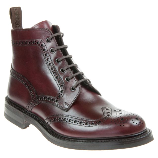 Loake Bedale Burgundy Chromexcel Leather - Formal Boots - Humphries Shoes