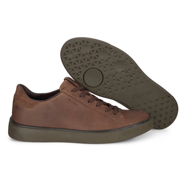 Ecco Street Tray Gore-Tex Cocoa 504574 55778 - Casual Shoes