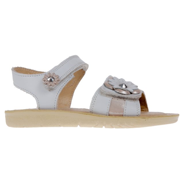 Start-Rite Soft Clara White / Silver Leather 5179_4 - Girls Sandals ...