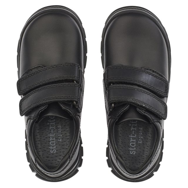 Start Rite Engineer Black Leather 2270 7 Boys School Shoes Humphries Shoes