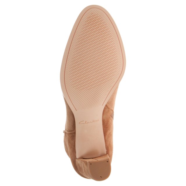 Clarks Kaylin Fern 2 Dark Tan Suede 