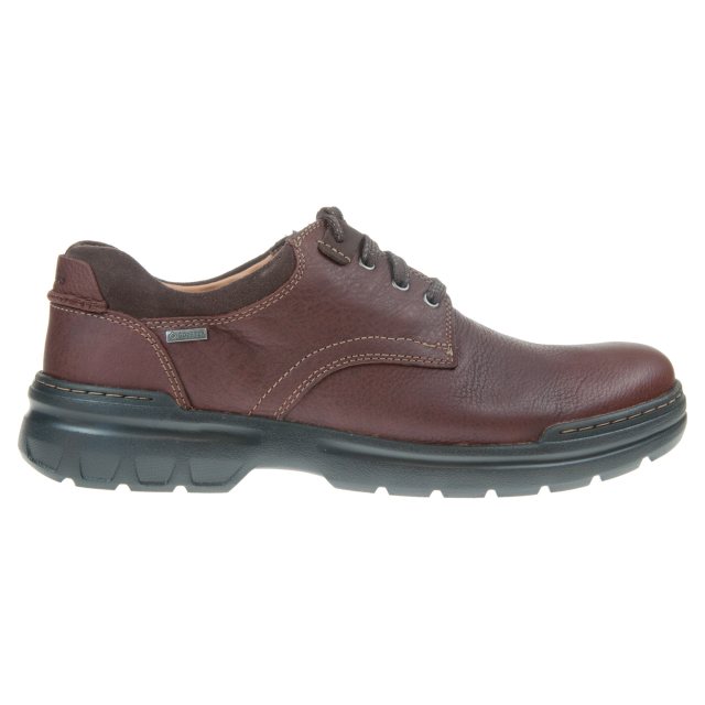 Clarks Rockie 2 Lo Gore-Tex Mahogany Leather 26161374 - Casual Shoes ...