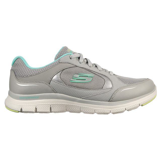 Skechers Flex Appeal True Clarity Grey Mint 149299 GYMN