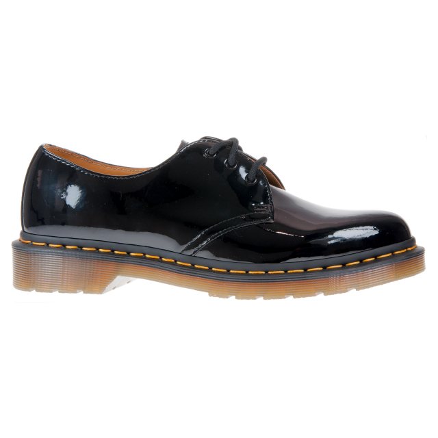 靴 Dr. Martens 1461 PATENT LAMPER 1461 Women's Patent Leather Oxford Shoes in Black | Dr. Martens