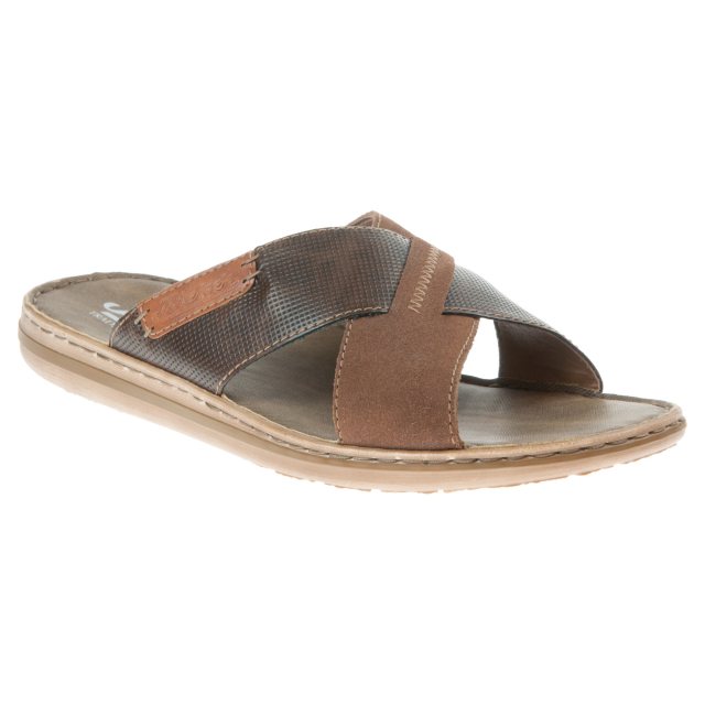 Rieker Brown 21063-20 - Mule Sandals -