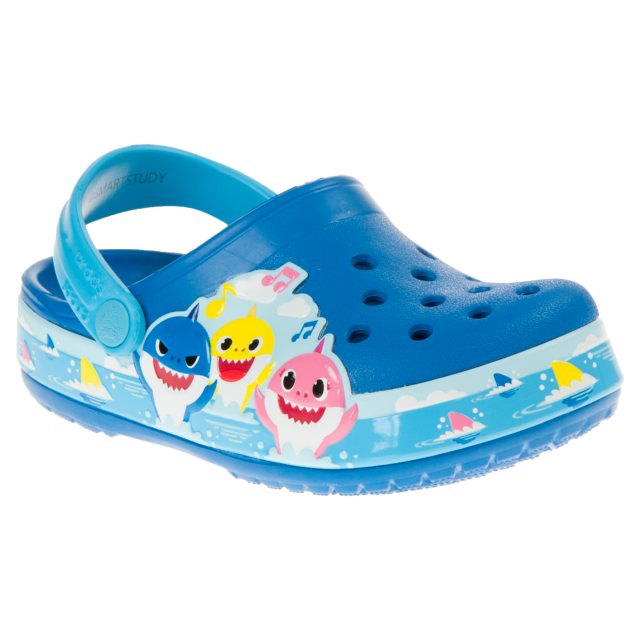 Crocs Fun Lab Shark Band Clog Bright Cobalt 207066-4JL - Boys Shoes -  Humphries Shoes