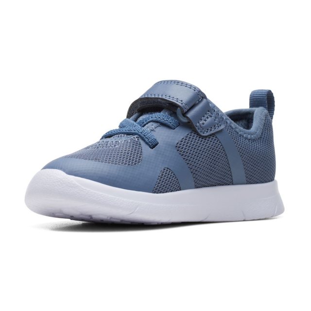 Clarks Ath Comic T - Scarpe Sportive Bambino Con Tomaia In Pelle Disney, Chiusura Veloce A Strappo, Perfette Per Gioco E Avventura