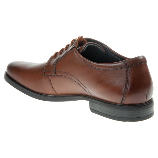 Chaussures De Marche Clarks Howard Walk Pour Homme - Confort, Légèreté Et Amorti | Modèle Dark Tan