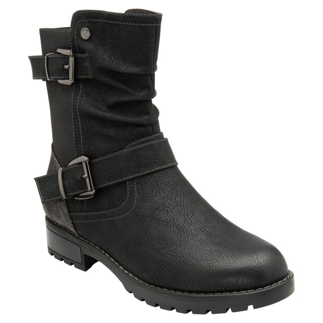 Lotus buckle calf boots clearance