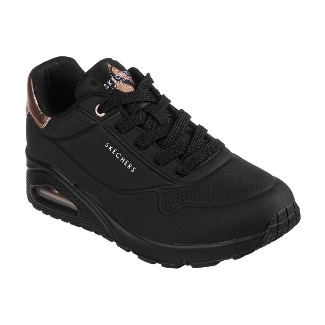 Skechers Uno Golden Air Black 177094 BBK Womens Trainers Humphries Shoes