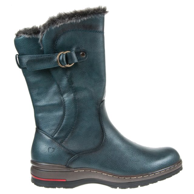 Heavenly Feet Bramble Ocean Calf Boots Humphries Shoes