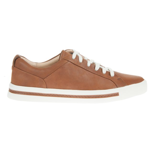 Clarks Un Maui Lace Tan Leather 26167559 - Everyday Shoes - Humphries Shoes