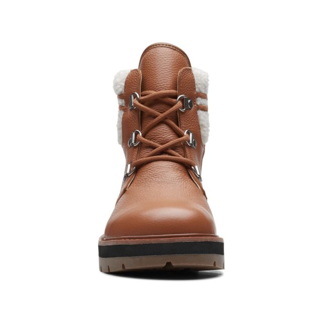 Bottes Hautes Femme Clarks – Cuir Marron – Taille UK 6 / EU 39 – À Enfiler – Genoux