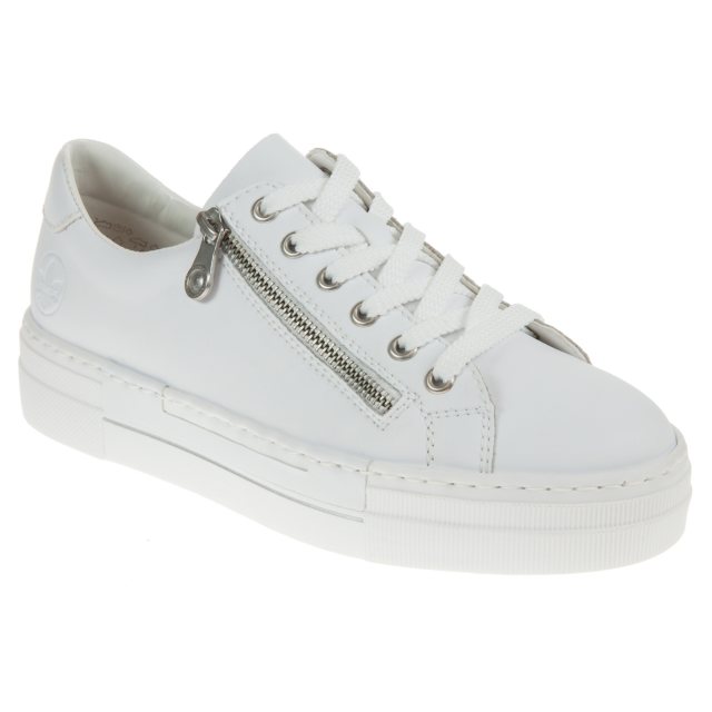 Rieker Enya Sport White N4921-81 - Everyday Shoes - Humphries Shoes