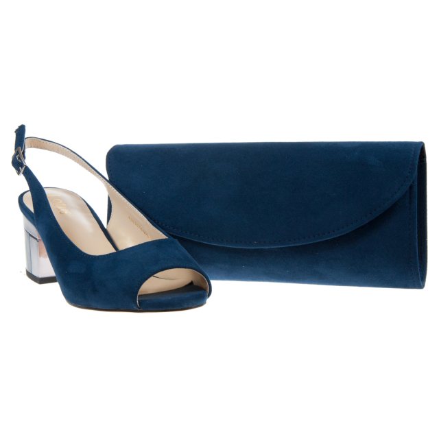 Lotus Evelyn Navy ULS393 DE Court Shoes Humphries Shoes