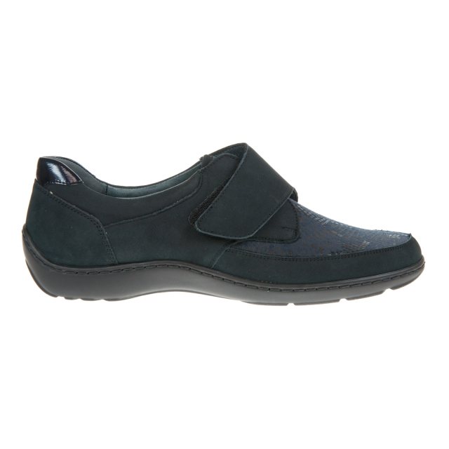 Waldläufer Waldlaufer Klittenbandschoen 496H31 350 001 Zwart Stretch