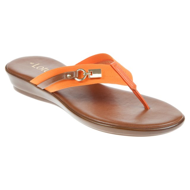 Orange flip flops womens 2025