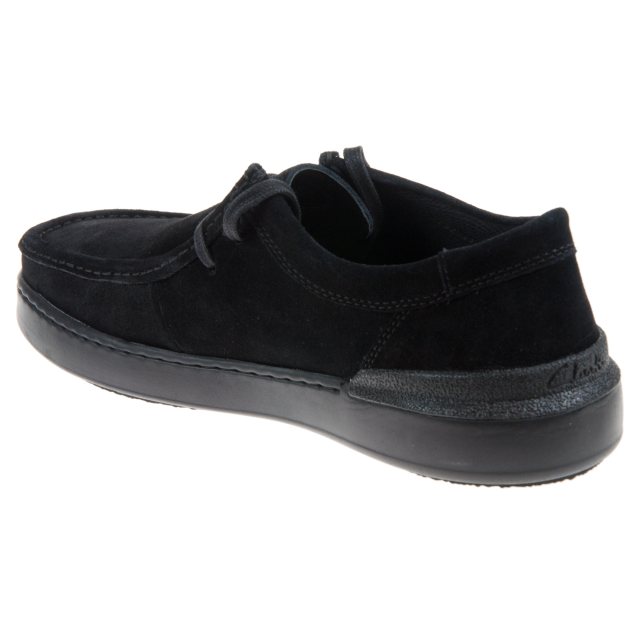 Clarks Court Lite Wally Black Suede 26166796 - Casual Shoes