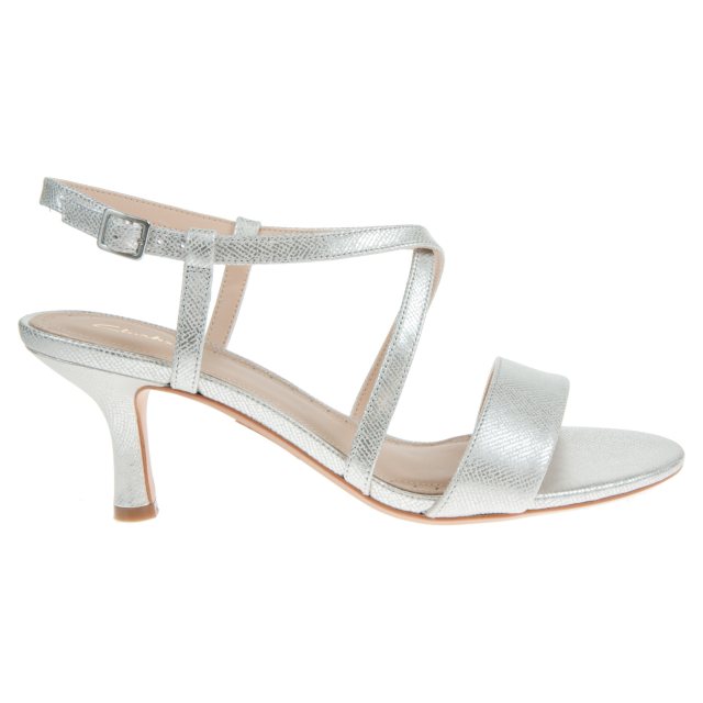 Clarks Amali Buckle Silver Metallic 26170952 - Full Sandals  display picture 1