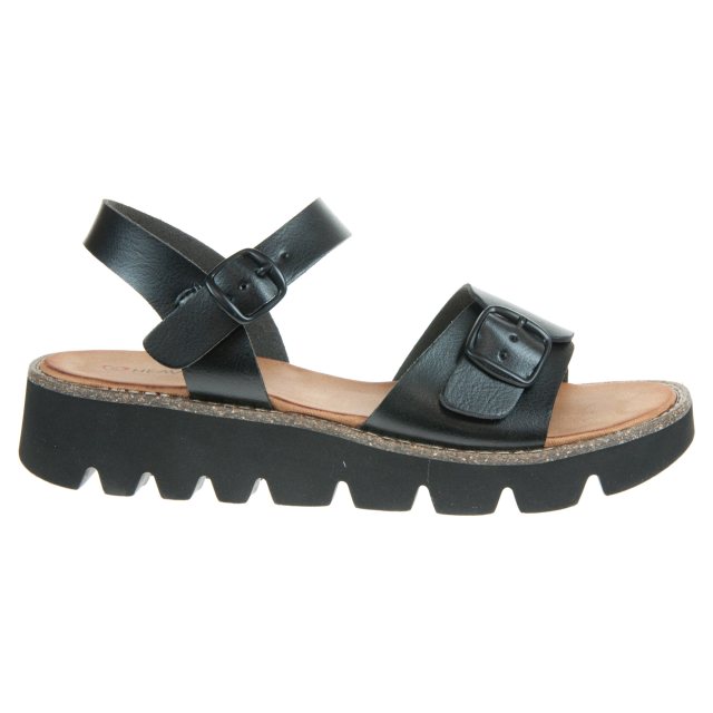 Heavenly Feet Trudy Black Sm0003269 - Full Sandals - Humphries Shoes