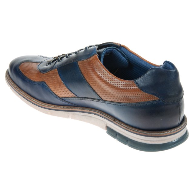 Bugatti Shoes Simone Comfort Dark Blue & Cognac 331 9711C 4141 4163 -  Casual Shoes - Humphries Shoes