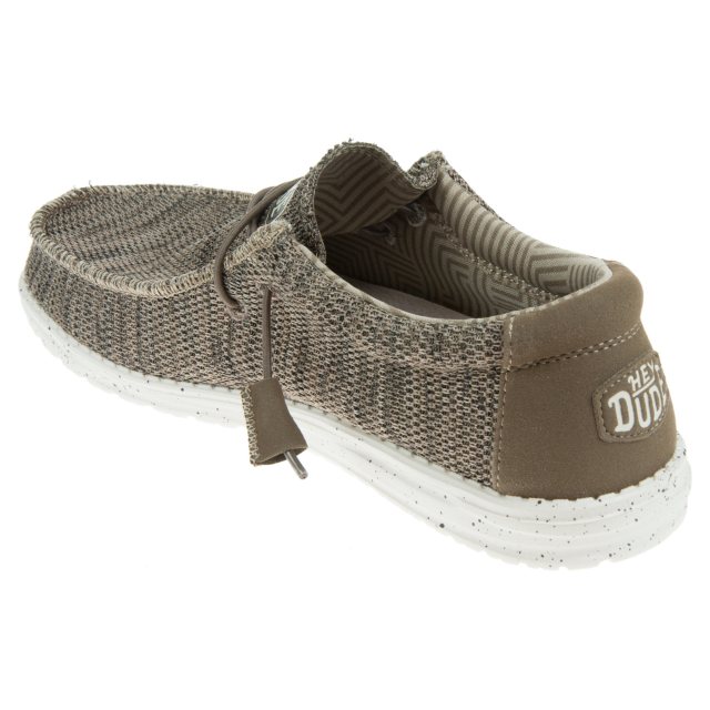 Dude Wally Sox Brown 40019-255 Casual Shoes Humphries Shoes