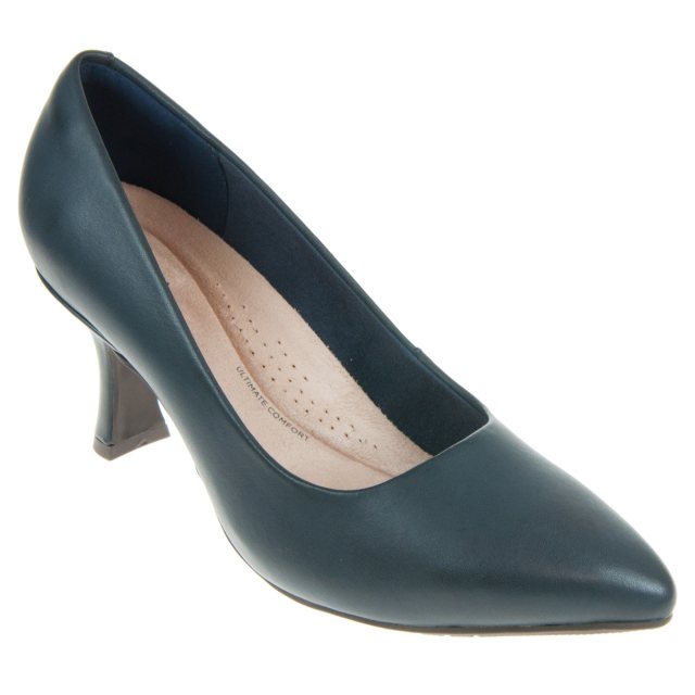 Navy court shoes clarks 2025