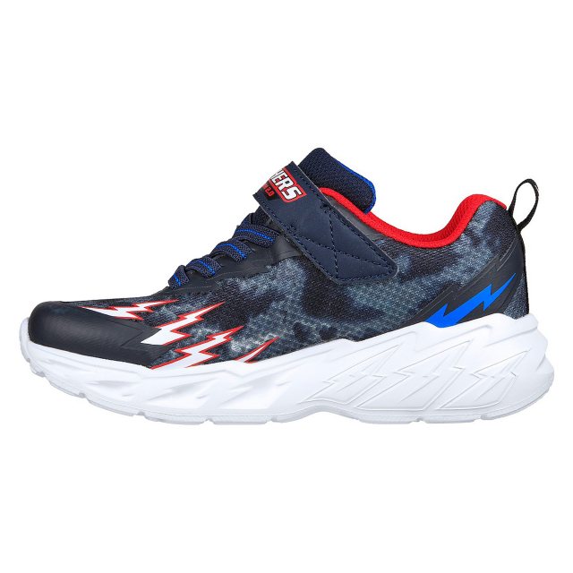Skechers Light Storm Navy Red 400150L NVRD Boys Shoes