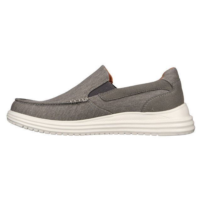 Skechers status borges mens canvas shoes clearance