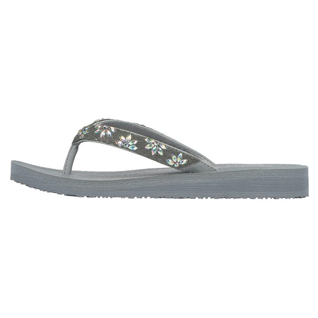 Skechers Meditation Love Letter Grey 119646 GRY Toe Post