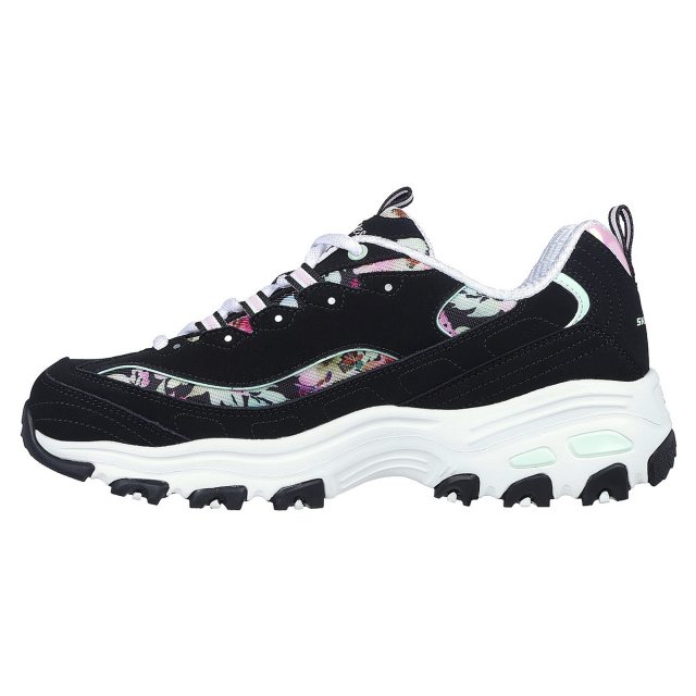 Skechers D'Lites - Blooming Fields Black / Multi 149794 BKMT