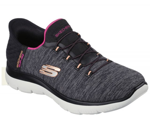 Skechers Slip-ins: Summits - Dazzling Haze Black / Multi 149937 BKMT ...