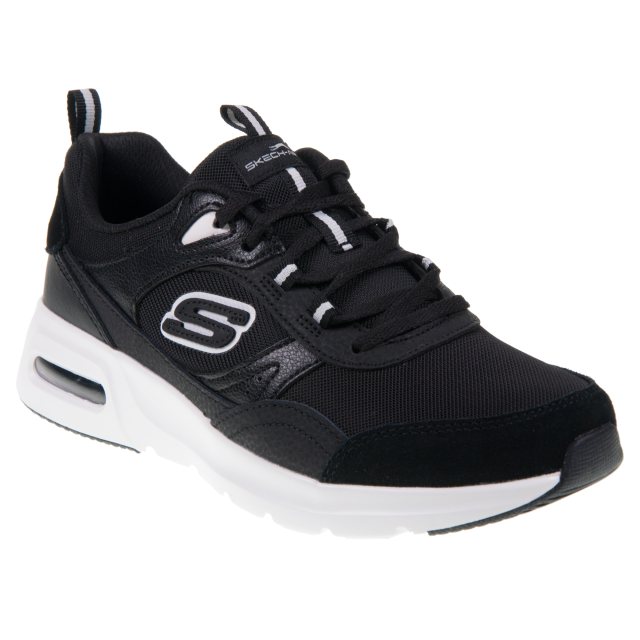Skechers Skech Air Court Cool Avenue Black White 149947 BKW Everyday Shoes Humphries Shoes