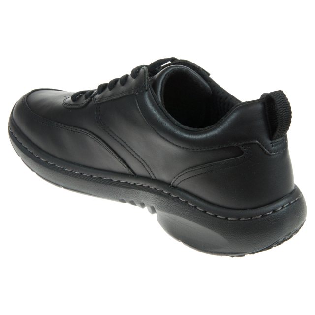 Clarks Pro Lace Black Leather 26175190 Casual Shoes Humphries Shoes