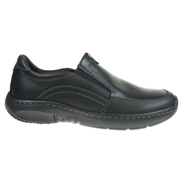 Clarks Pro Step Black Leather 26175196 - Casual Shoes  display picture 1